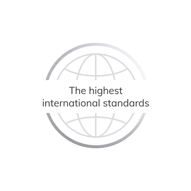 The Company is committed to the highest international s